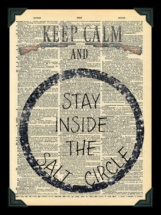 Buy 2 Get 1 Free Mix & Match Crowley's Cross Road Supernatural Fan Art