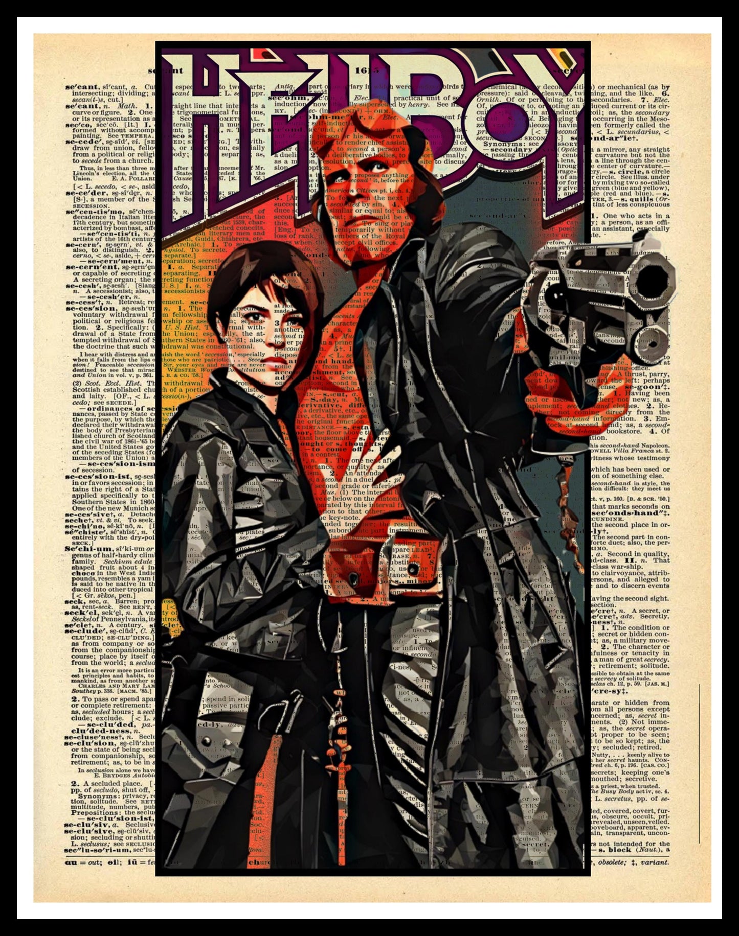 Buy 2 Get 1 Free Mix & Match Hellboy Dictionary Fan Art