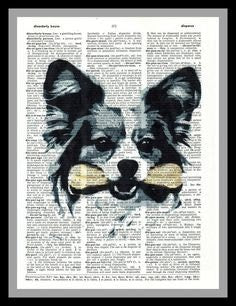 Buy 2 Get 1 Free Mix & Match Paws Across My Heart Forever Pet Dog Cat Poem Dictionary Pages