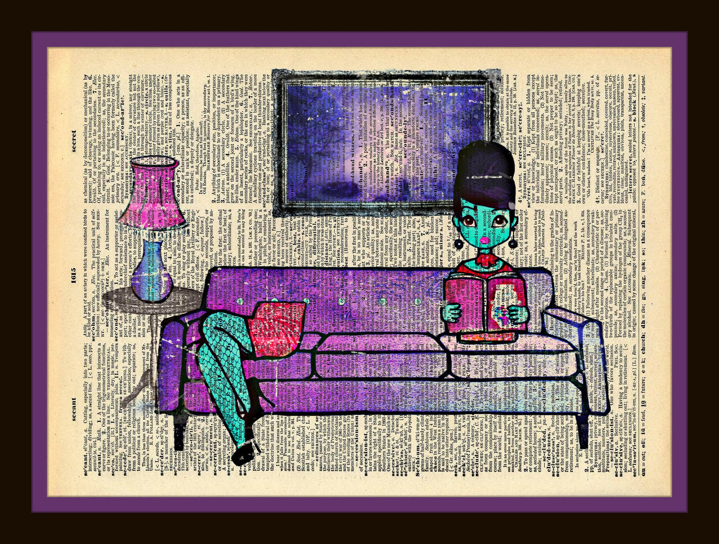 Buy 2 Get 1 Free Mix & Match Afterlife Lady On Couch Beetlejuice Quote Fan Art