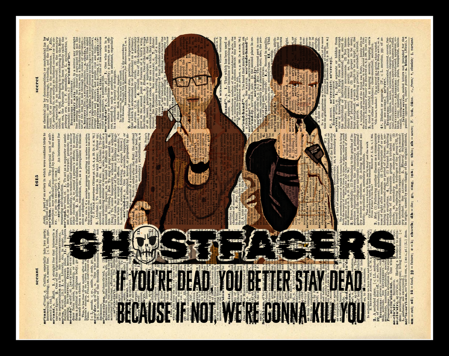 Buy 2 Get 1 Free Mix & Match Ghostfacers Supernatural Fan Art