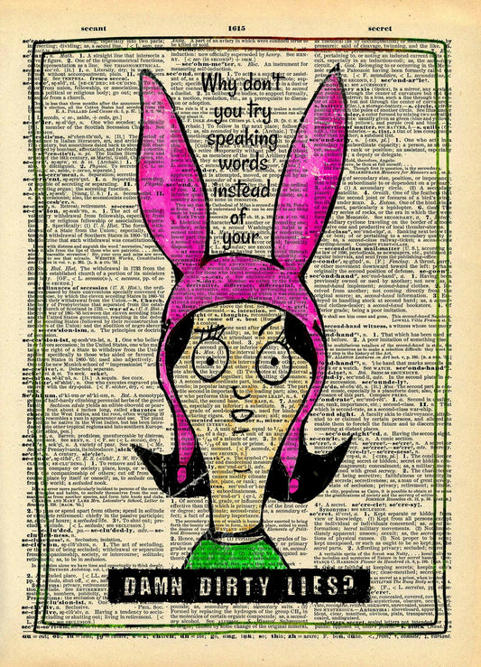 Buy 2 Get 1 Free I smell Fear On You Louise Belcher Bob's Burgers Fan Art