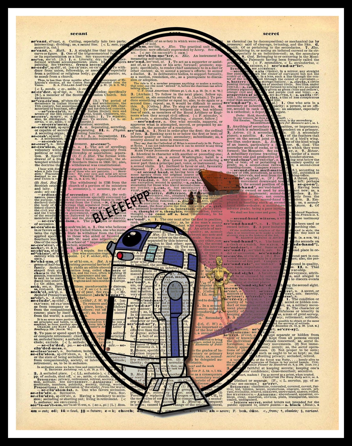 Buy 2 Get 1 Free Mix & Match Anakin Skywalker Darth Vader Star Wars Dictionary Fan Art