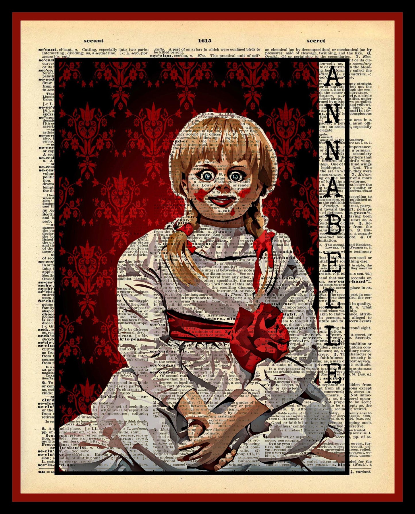 Buy 2 Get 1 Free Mix & Match Annabelle Dictionary Fan Art