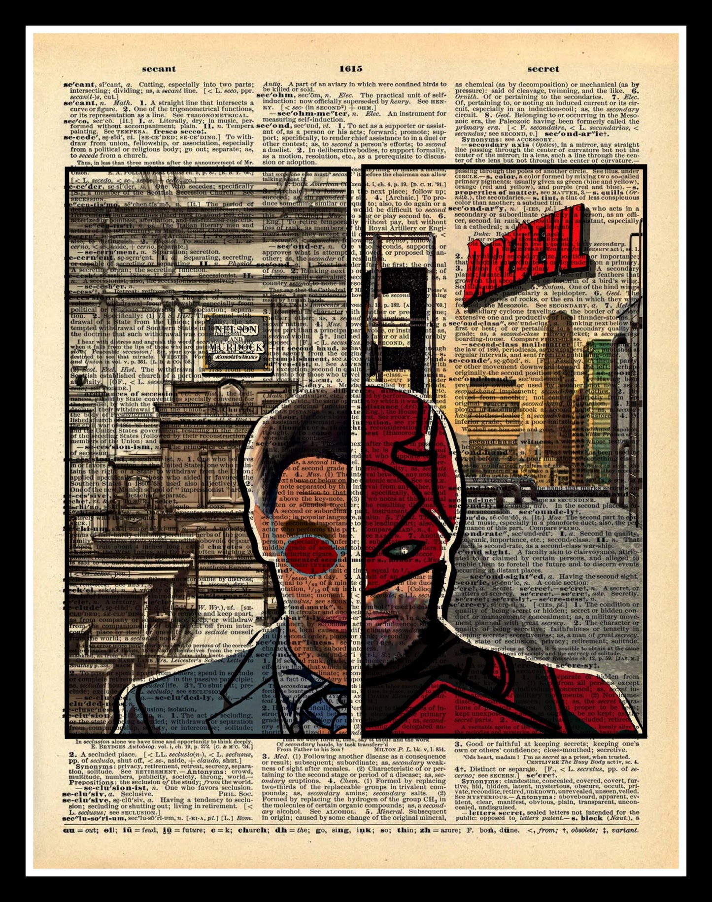 Buy 2 Get 1 Free Nelson & Murdock Quote Daredevil Fan Art