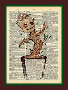 Buy 2 Get 1 Free Mix & Match Dancing Groot Guardians Of The Galaxy Fan Art