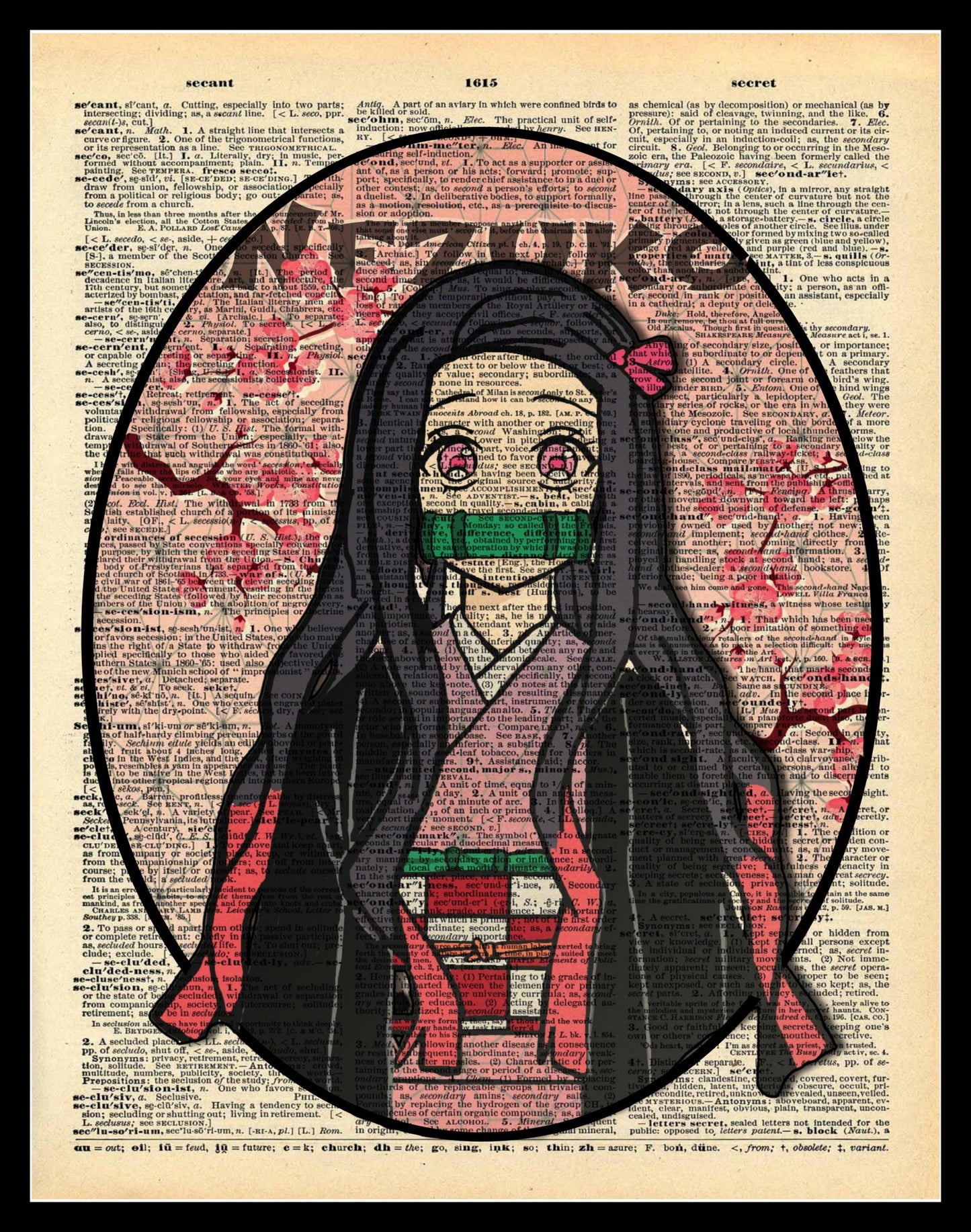 Buy 2 Get 1 Free Mix & Match Nezuko Kamado Demon Slayer Dictionary  Fan Art