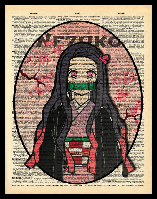 Buy 2 Get 1 Free Mix & Match Nezuko Kamado Demon Slayer Dictionary  Fan Art