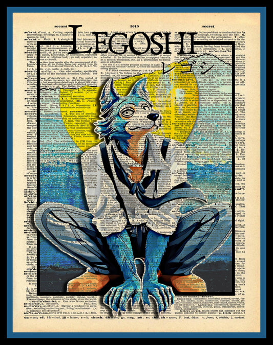 Buy 2 Get 1 Free Legoshi Beastars Anime Manga Dictionary Art pages