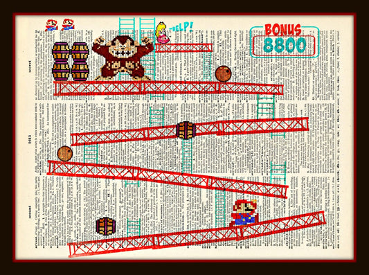 Buy 2 Get 1 Free Mix & Match Donkey Kong Video Game Fan Art