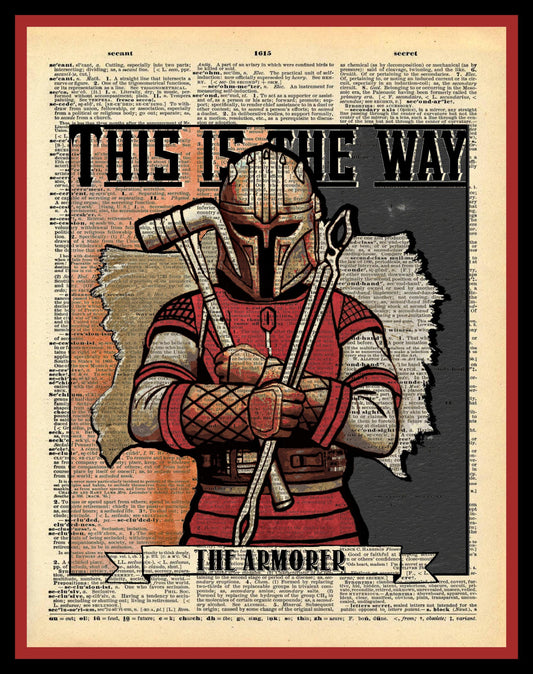 Buy 2 Get 1 Free Mix & Match The Armorer Mandalorian Star Wars Fan Art