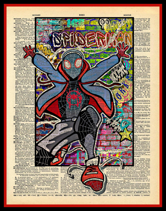 Buy 2 Get 1 Free Spiderman Dictionary Fan Art