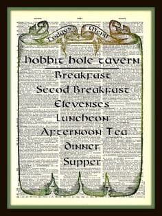 Buy 2 Get 1 Free Mix & Match I Don't Know Half Of You Bilbo Baggins Birthday Speech Lord of The Rings Fan Art