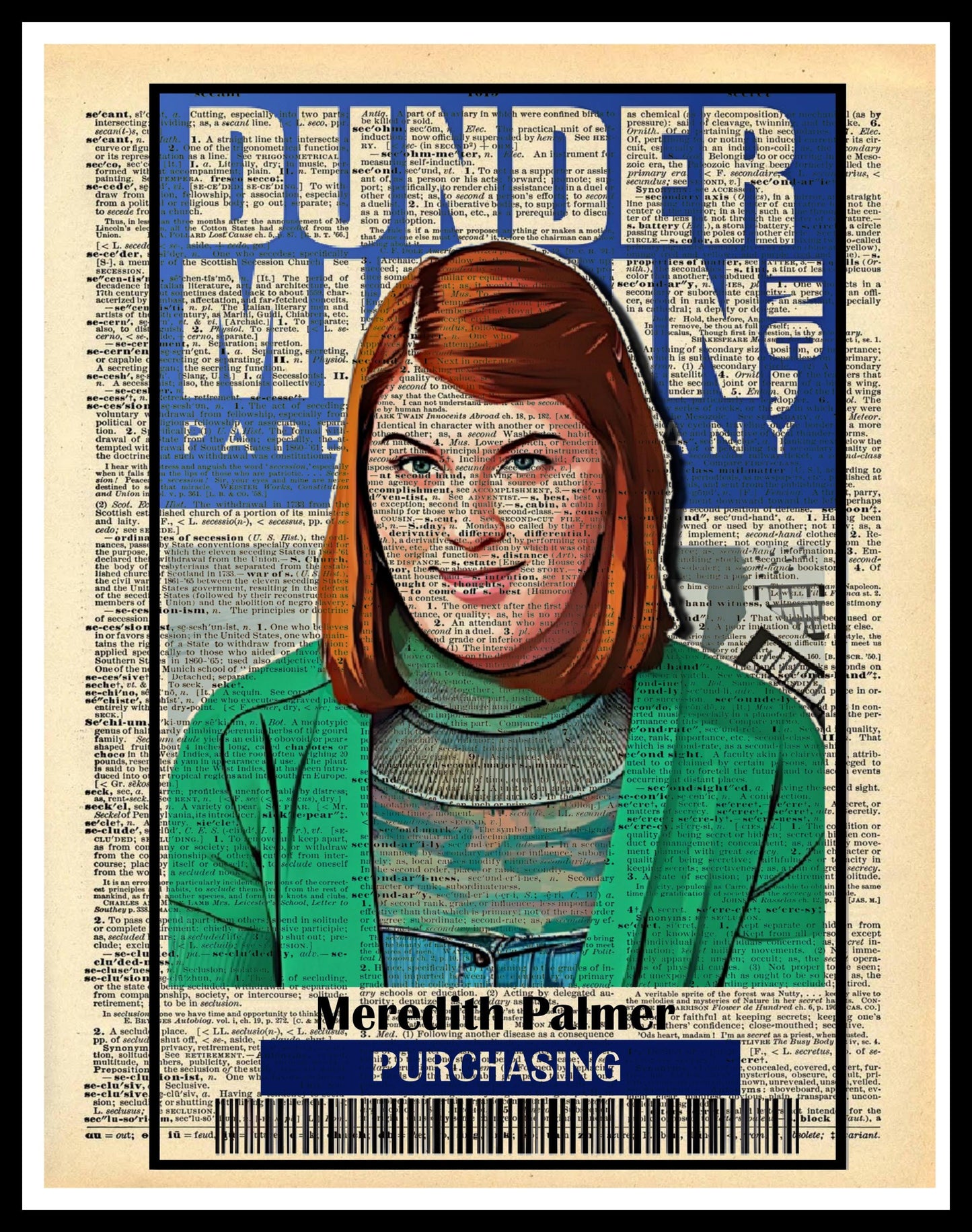 Buy 2 Get 1 Free Mix & Match Meredith Palmer The Office Dictionary Fan Art