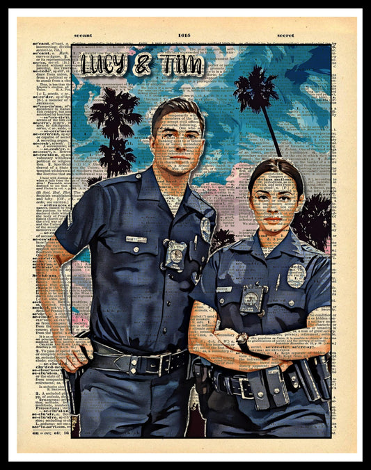 Buy 2 Get 1 Free Mix & Match Lucy Chen and Tim Bradford The Rookie Dictionary Fan Art