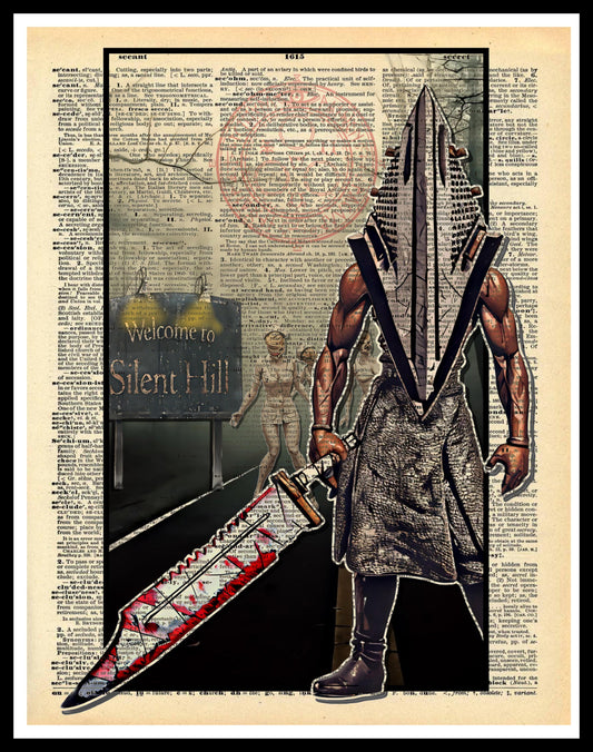 Buy 2 Get 1 Free Mix & Match Silent Hill Cone Head Dictionary Fan Art