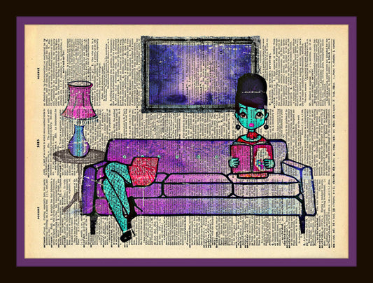 Buy 2 Get 1 Free Mix & Match Afterlife Lady On Couch Beetlejuice Quote Fan Art