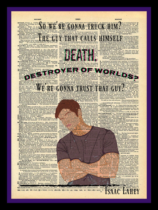 Buy 2 Get 1 Free Mix & Match Isaac Lahey Quote Teen Wolf  Dictionary Fan Art