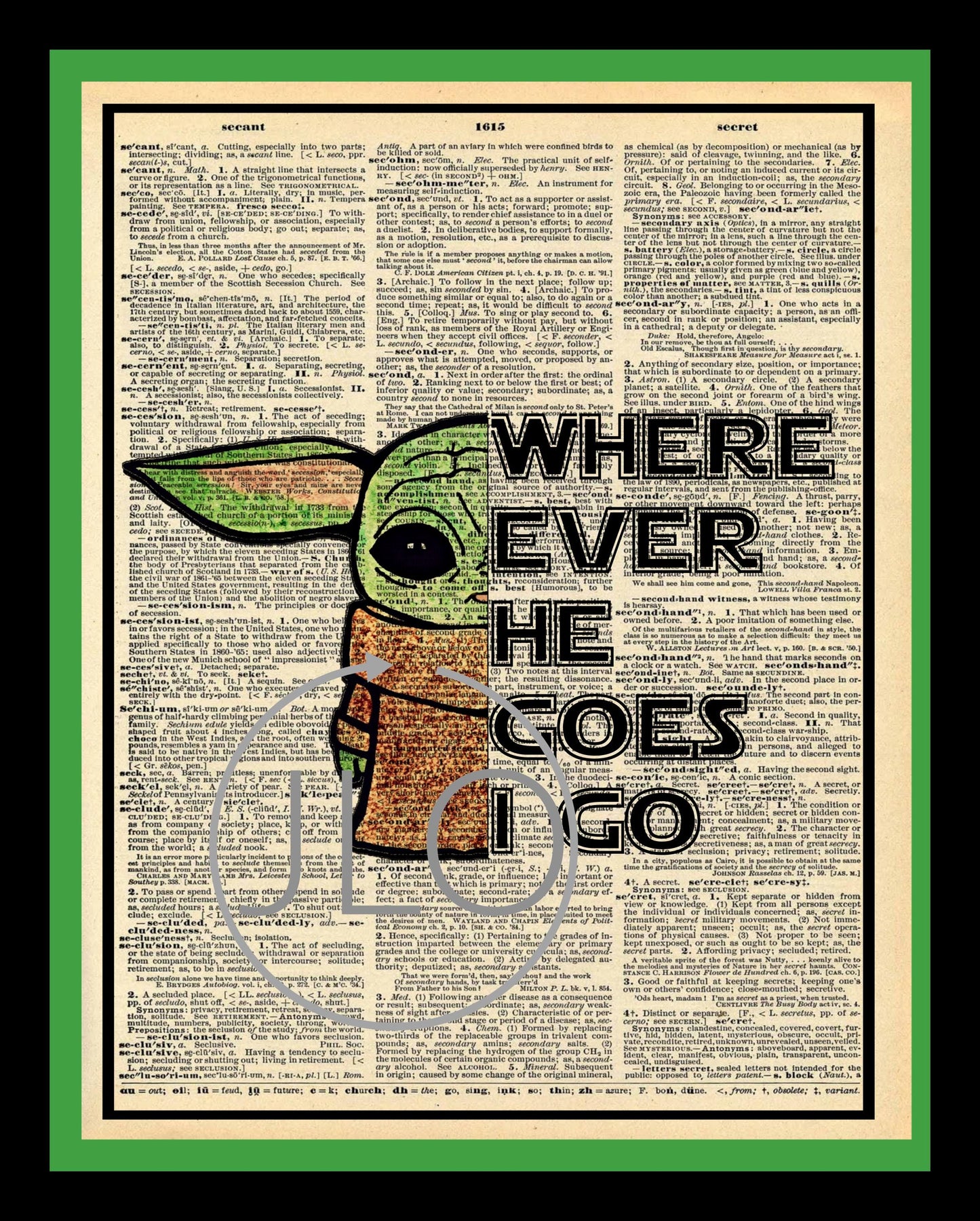 Buy 2 Get 1 Free This Is Way Grogu Mandalorian  Dictionary Fan Art