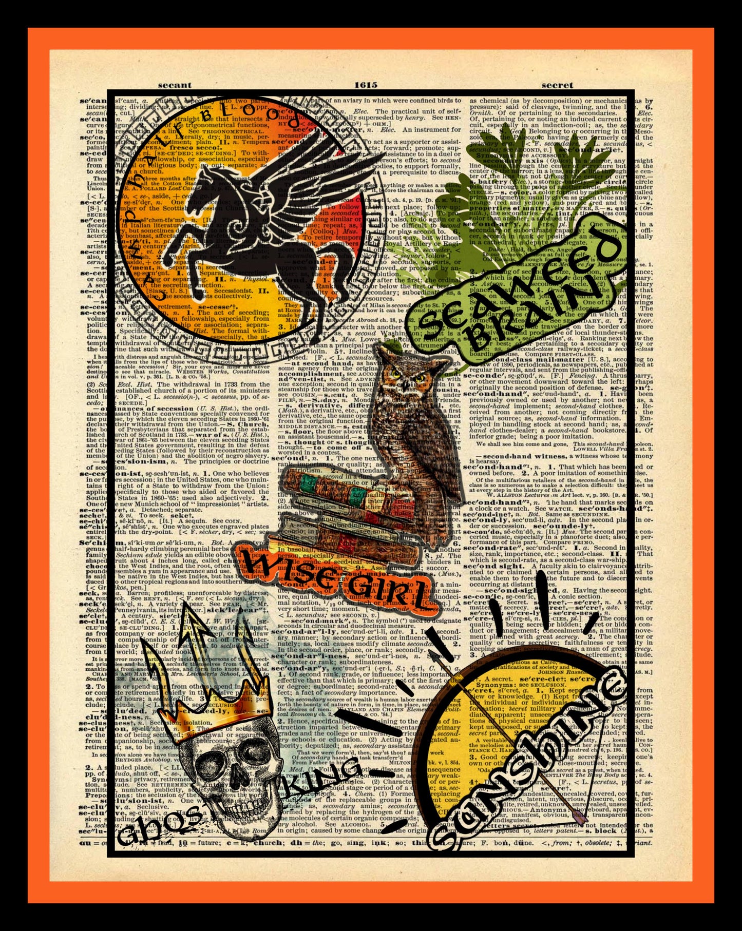 Buy 2 Get 1 Free Percy Jackson Camp Half Blood Dictionary Fan Art