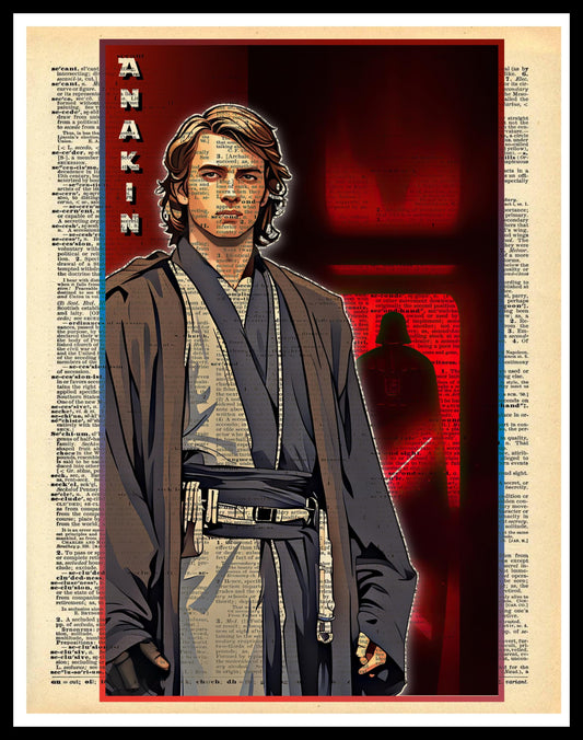 Buy 2 Get 1 Free Mix & Match Anakin Skywalker Darth Vader Star Wars Dictionary  Fan Art