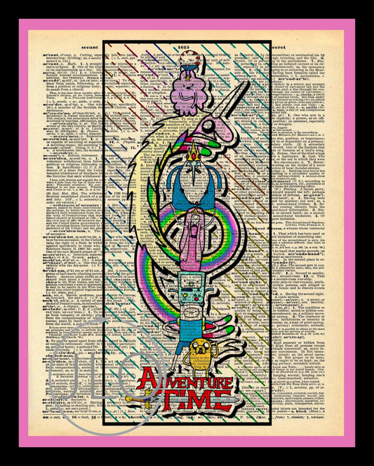 Buy 2 Get 1 Free Mix & Match Adventure Time Dictionary Fan Art