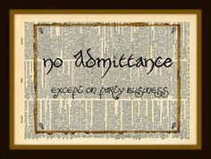 Buy 2 Get 1 Free Mix & Match No Admittance Bilbo Baggins Lord of The Rings Fan Art