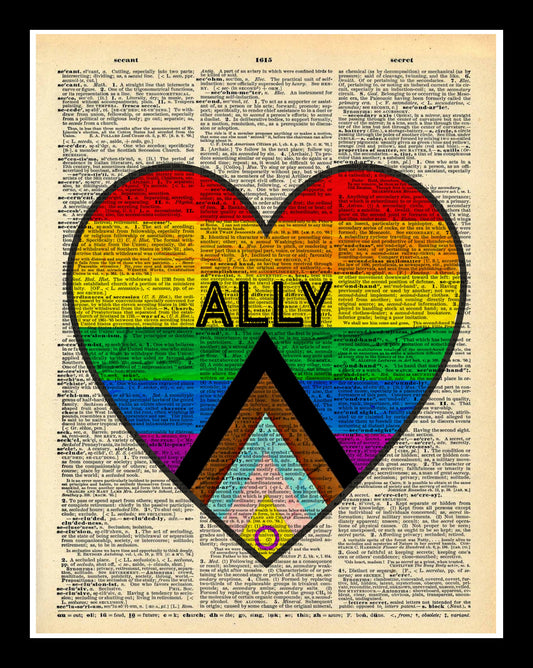 Buy 2 Get 1 Free Mix & Match Ally LGBTQIA Support Heart