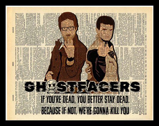 Buy 2 Get 1 Free Mix & Match  Ghostfacers Supernatural Fan Art