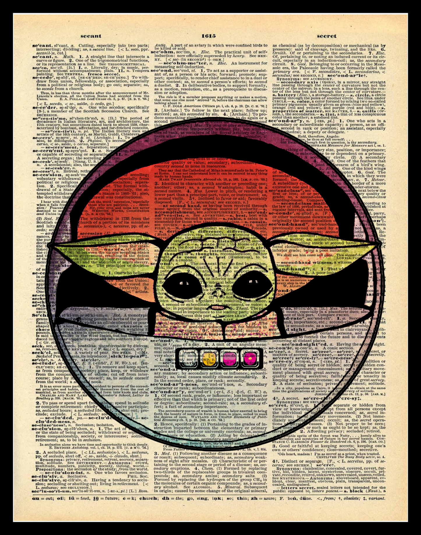 Buy 2 Get 1 Free Mix & Match Yoda Star Wars Fan Art