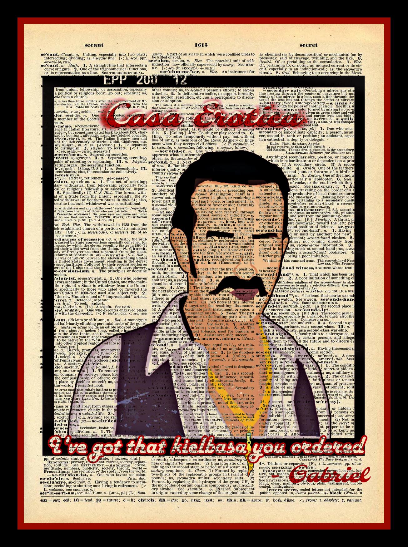 Buy 2 Get 1 Free Mix & Match Gabriel The Trickster Supernatural Dictionary Fan Art