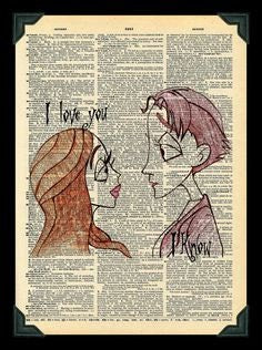 Buy 2 Get 1 Free Mix & Match I Love You I Know Jack Sally Nightmare Before Christmas Quote Fan Art