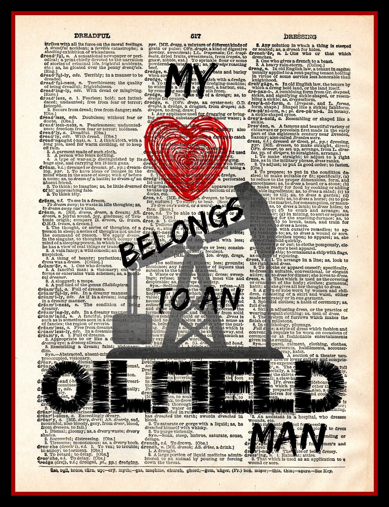 Buy 2 Get 1 Free Proud Oil Field Wife  Dictionary Page