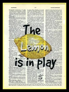 Buy 2 Get 1 Free Mix & Match The Lemon Is In Play - Cabin Pressure Fan Art