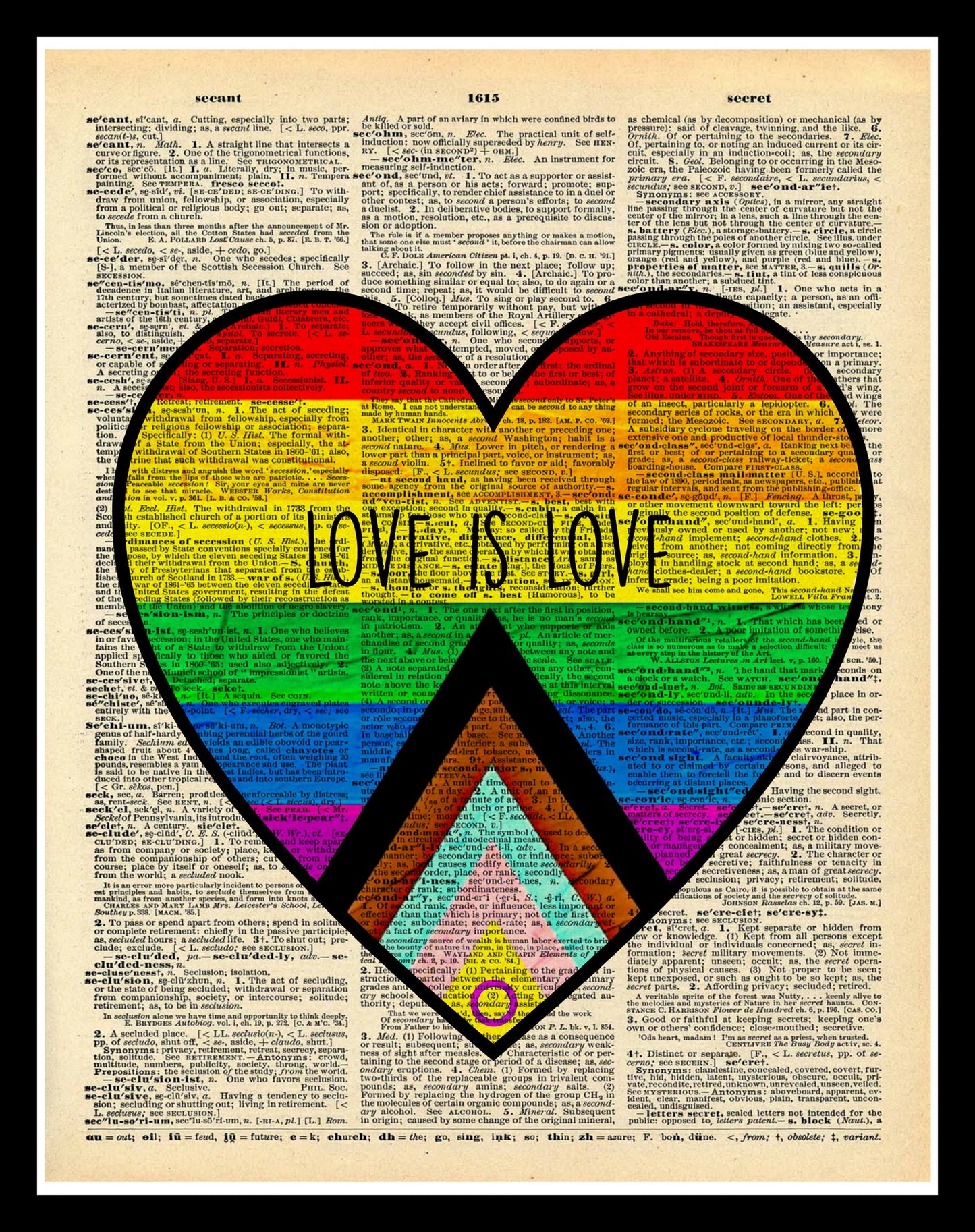 Buy 2 Get 1 Free Mix & Match Love Is Love LGBTQIA Support Heart