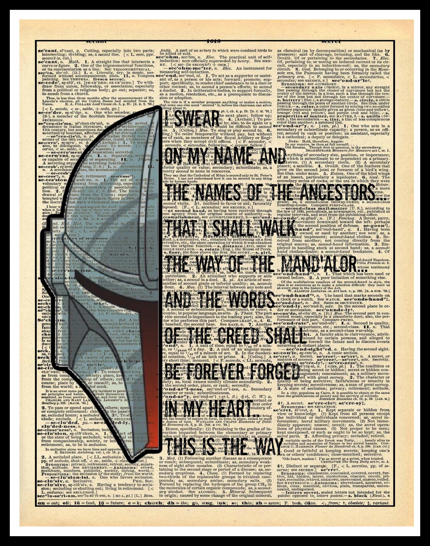 Buy 2 Get 1 Free Mix & Match The Armorer Mandalorian Star Wars Fan Art